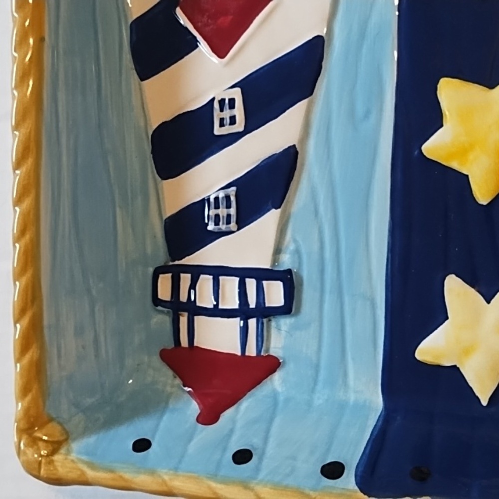 Nautical Themed Ceramic Platter - Picture 15 of 16
